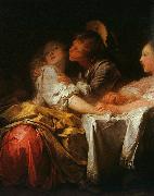 Jean-Honore Fragonard Stolen Kiss Detail china oil painting reproduction